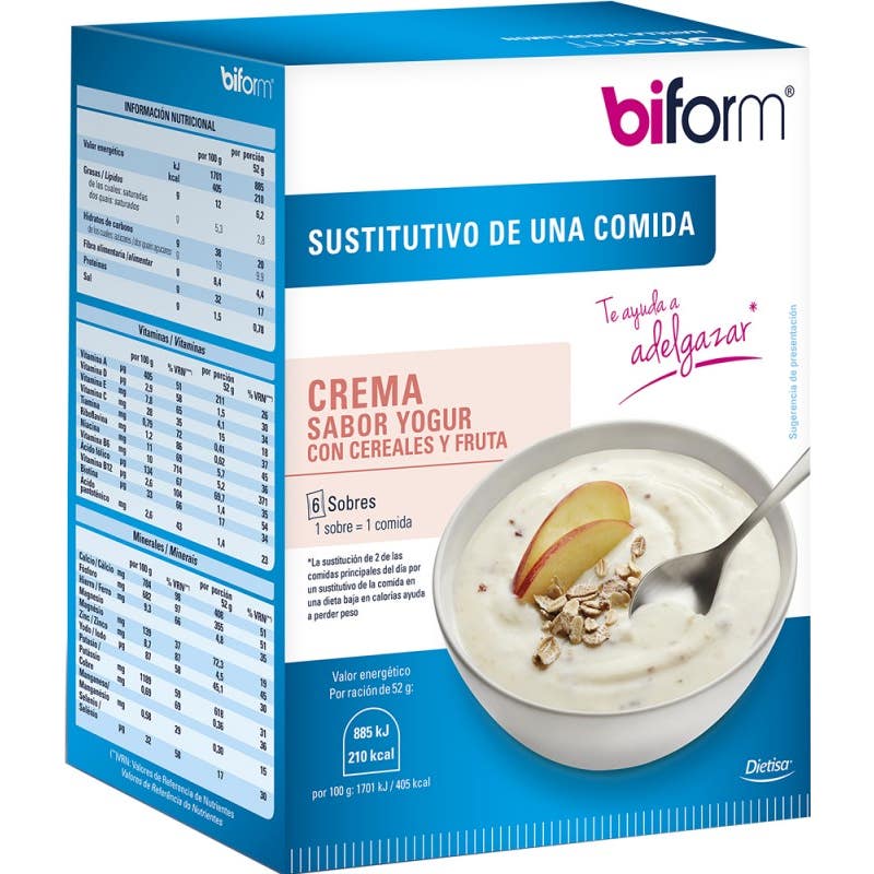 Biform Natilla Yogur 6 Sobres