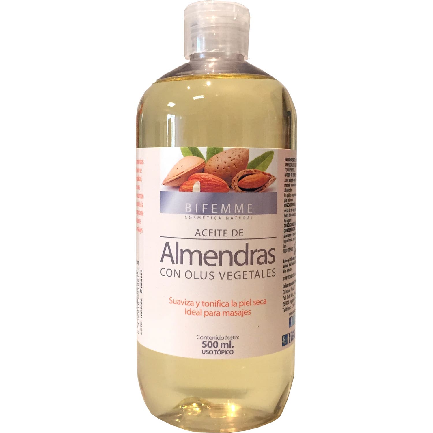 Bifemme Aceite De Almendras Dulces 500 Ml
