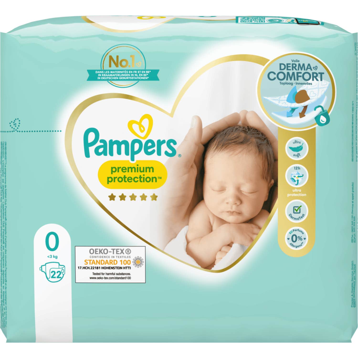Pampers Premium Protection Pañales Talla Micro 22uds