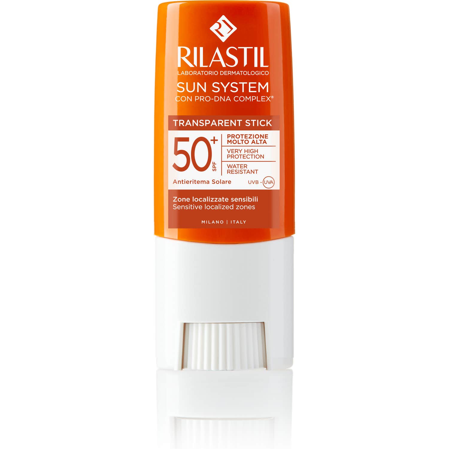 Rilastil Sun System Stick Solar Transparente Zonas Sensibles SPF50+ 8,5gr