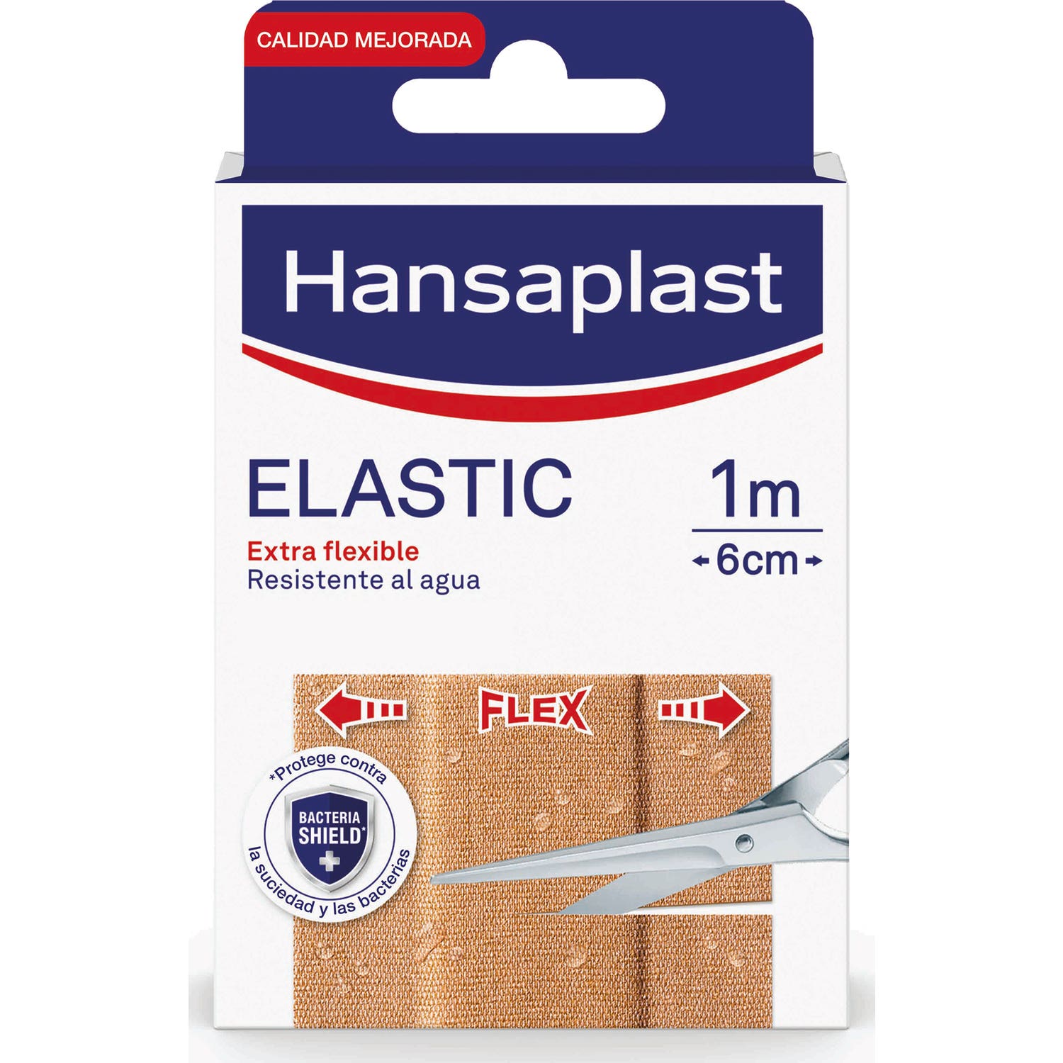 Hansaplast Elastic Apósito Tira 1m x 6cm