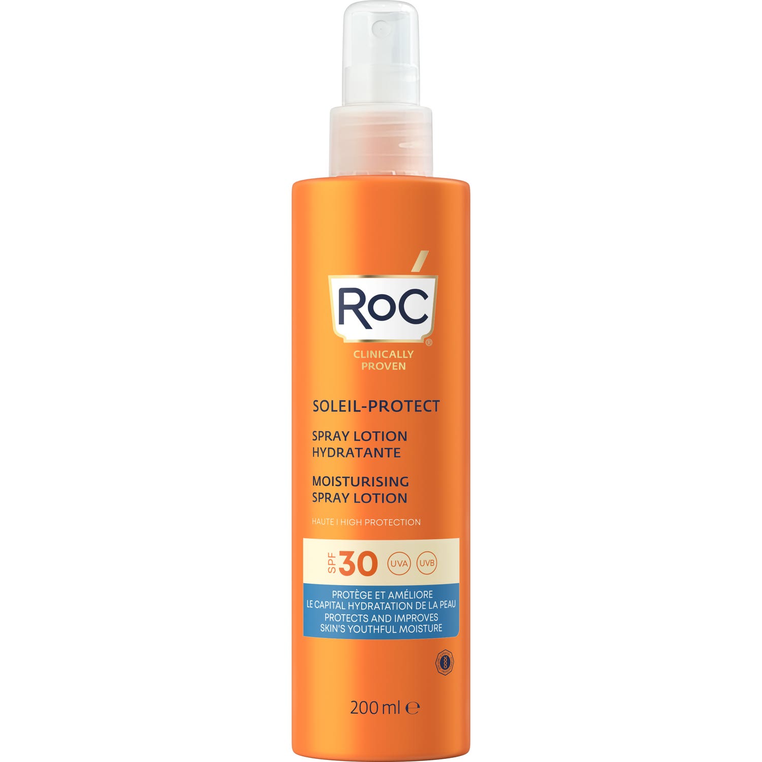 Roc Soleil Protect Spray Loción Hidratante SPF30 200ml