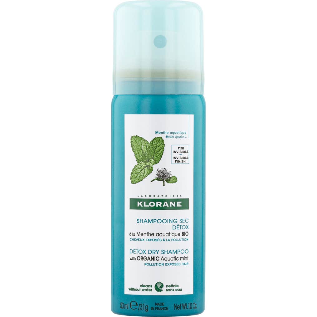 Klorane Champú Seco Detox con Menta Acuática 50ml