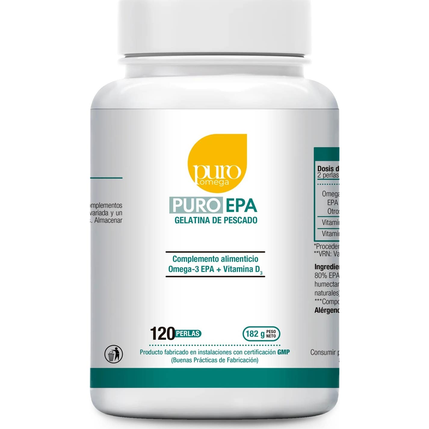 Puro Omega Puro EPA 120 Perlas