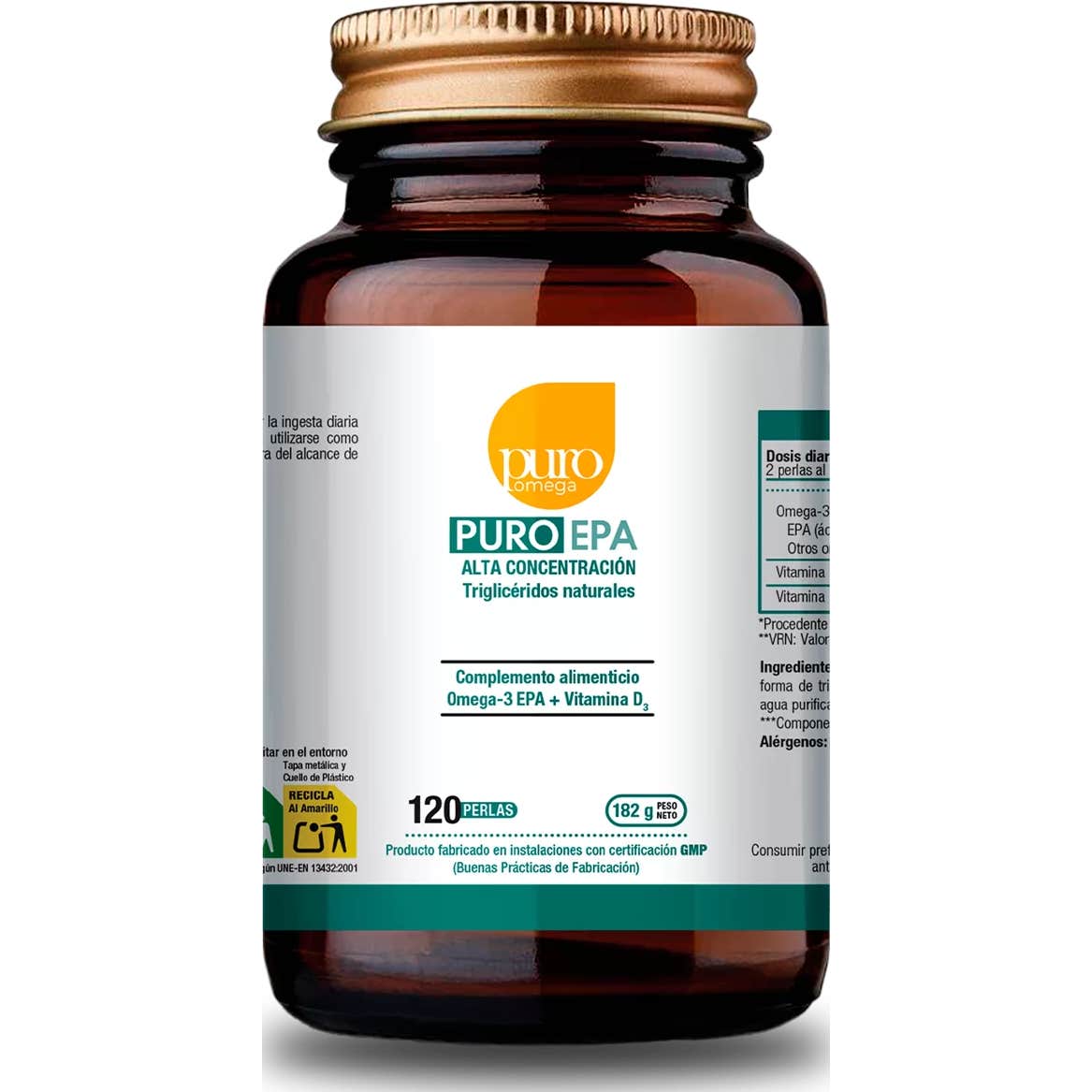 Puro Omega Puro Epa 120 Perlas