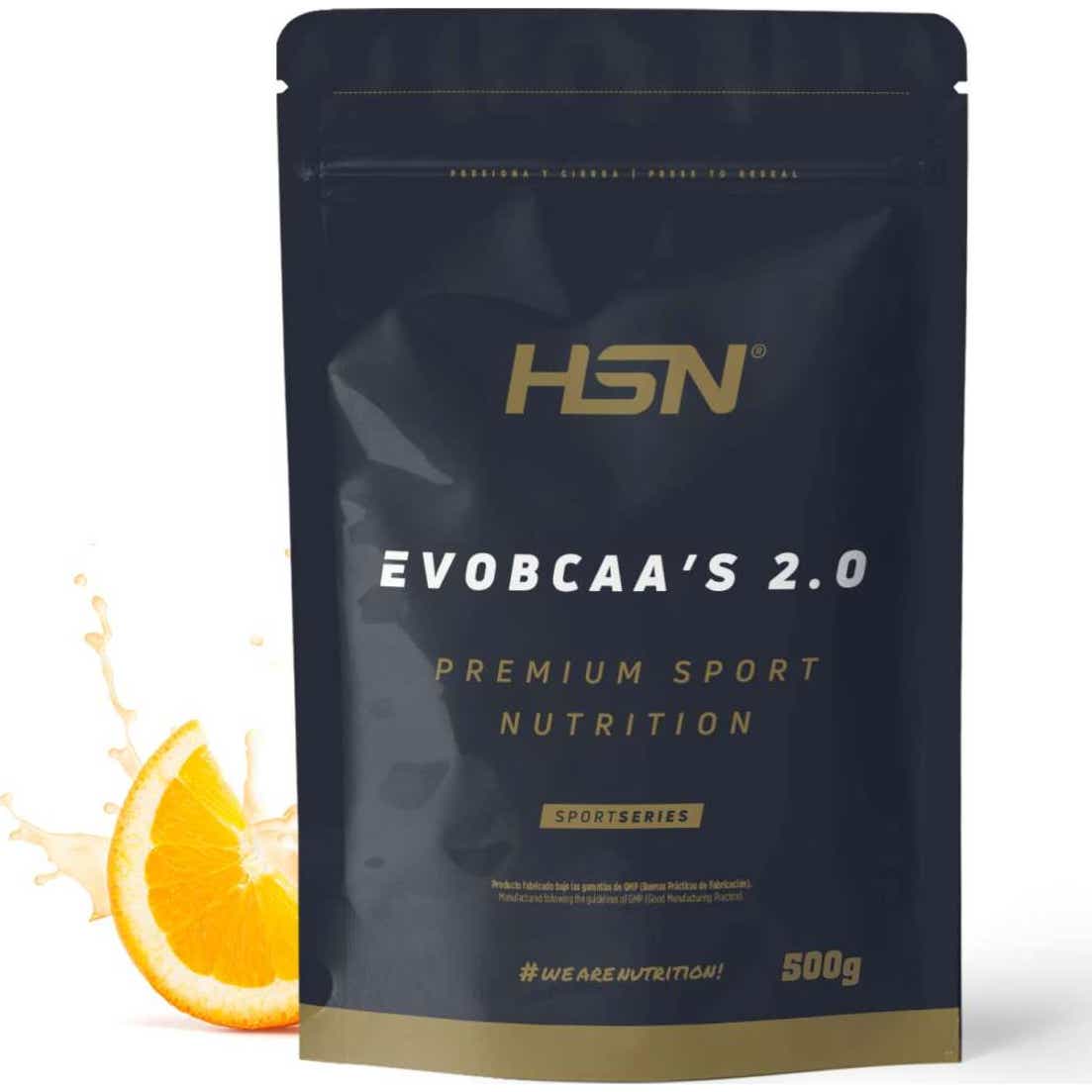 HSN EvoBCAA's 2.0 BCAA's 12:1:1 + Glutamina Naranja 500g