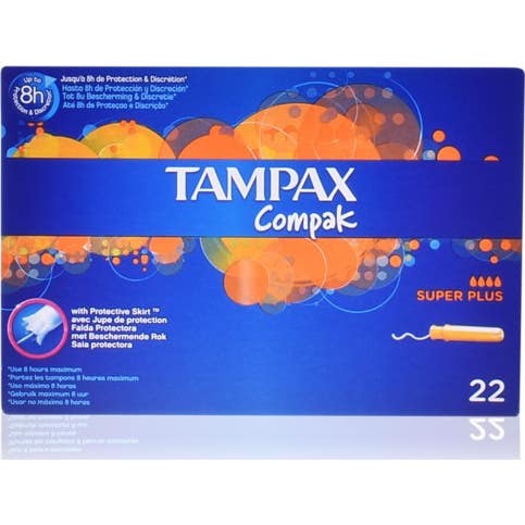 Tampax Compak super plus 22 uds