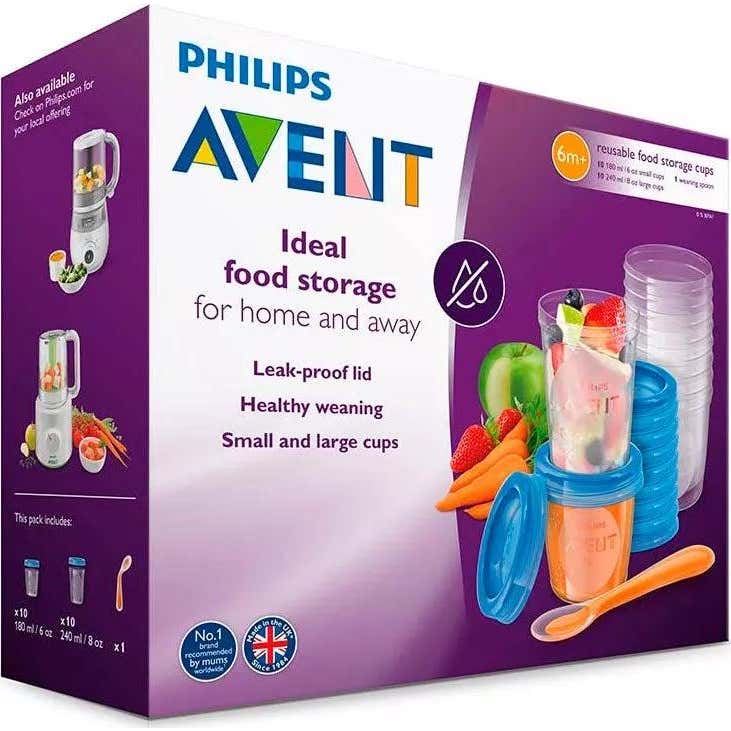 Philips Recipientes Para Comida Avent Scf721/20 180 Ml Kit - Imagen 2