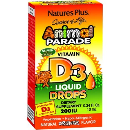 NaturesPlus Animal Parade Vitamina D3 10 ml