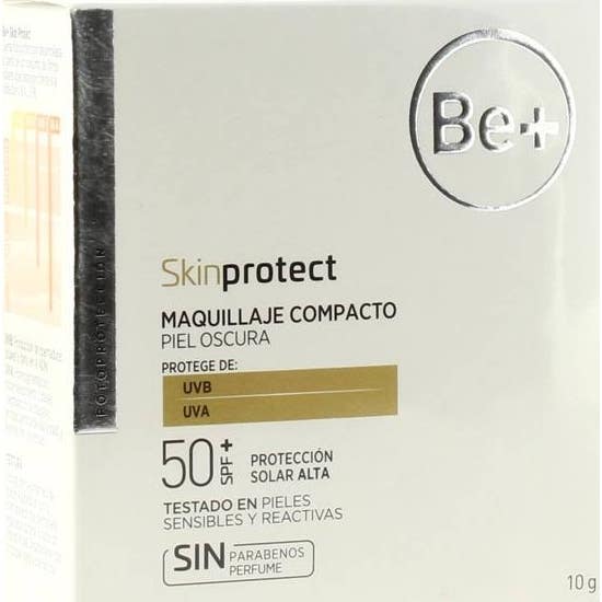 Be+ Skin Protector Solar Maquillaje Piel Oscura Spf50 10 g