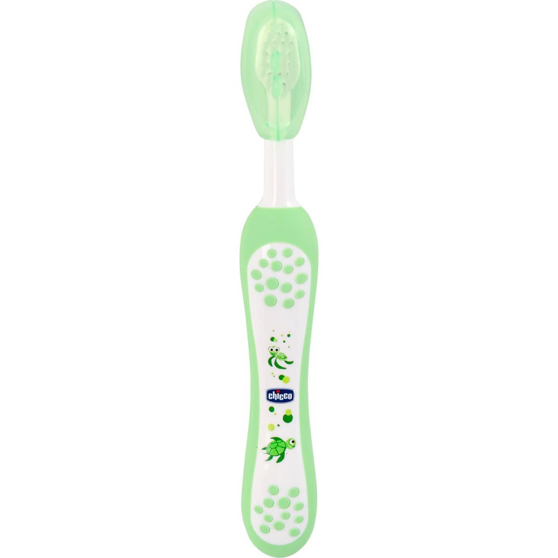Chicco Cepillo Dental Infantil de Cerdas Suaves Verde 6m+ 1ud