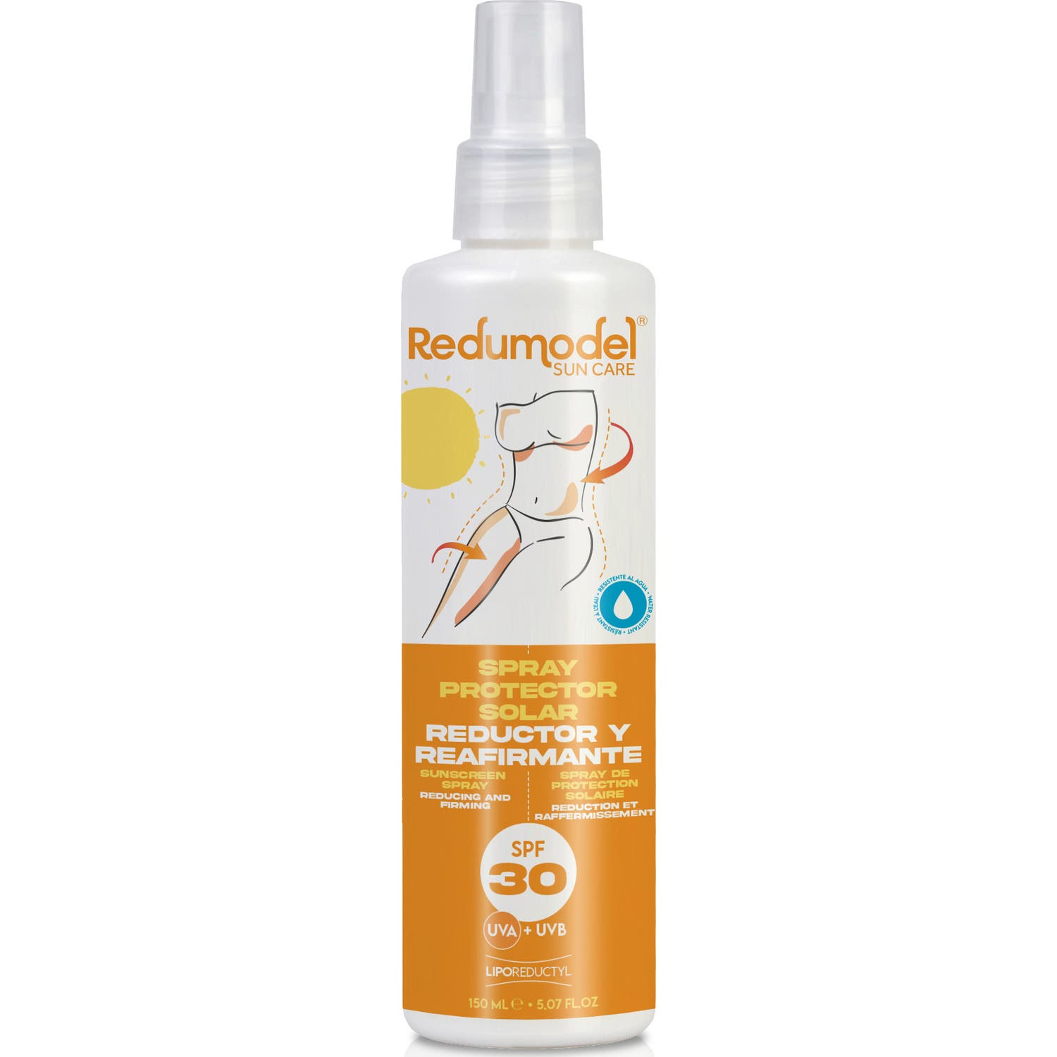 Redumodel Sun Care Spray Protector Solar Reductor y Reafirmante SPF30 150ml