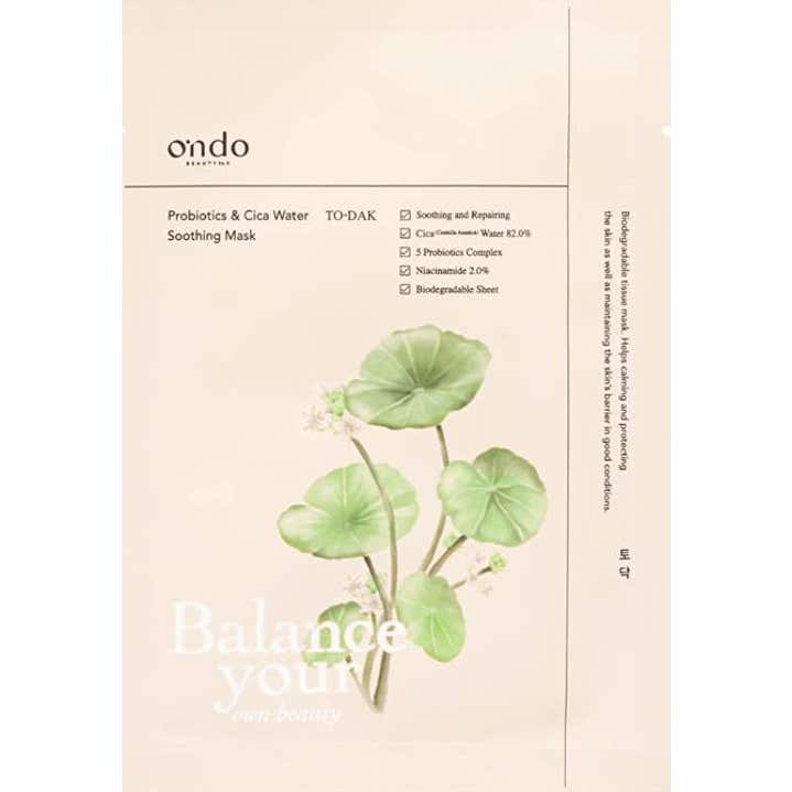Ondo Beauty Prebiotics & Cica Water Soothing Mask