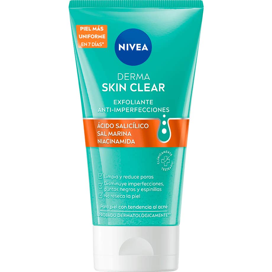 Nivea Derma Skin Clear Exfoliante 150 ml
