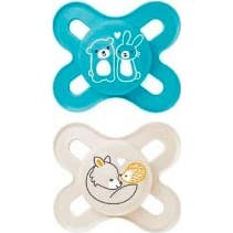 Mam Azul Start Pure Chupete Silicona 0-2 M 2 Uds