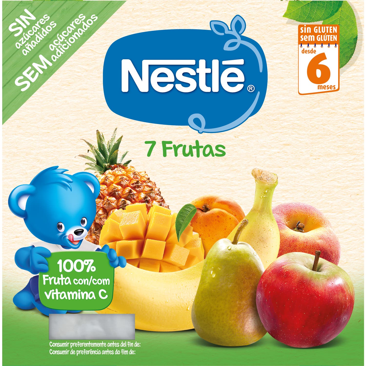 Nestlé 7 Frutas 4x100g