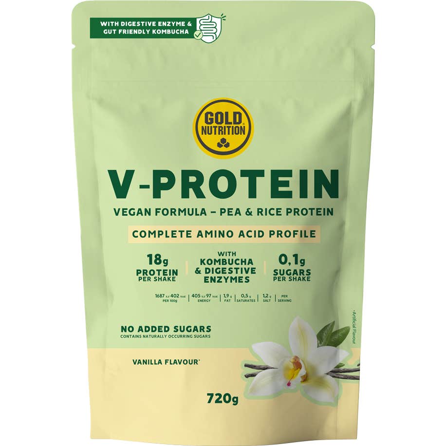 Gold Nutrition V-Protein Vainilla 720Gr