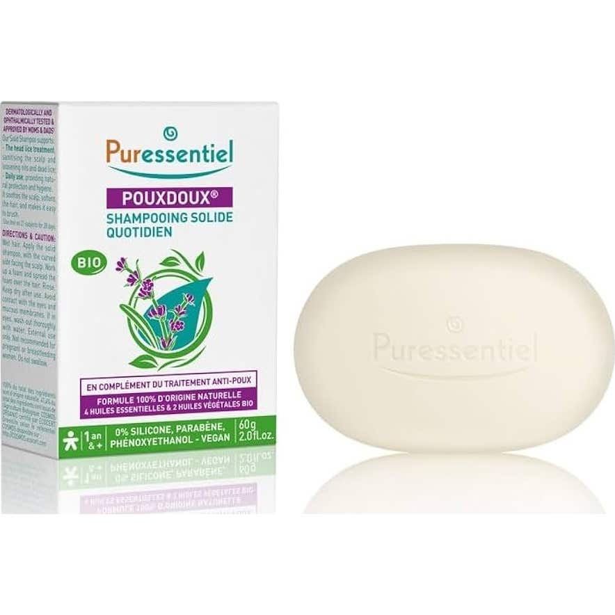 Puressentiel Pouxdoux Champú Solido Diario Bio 60 g