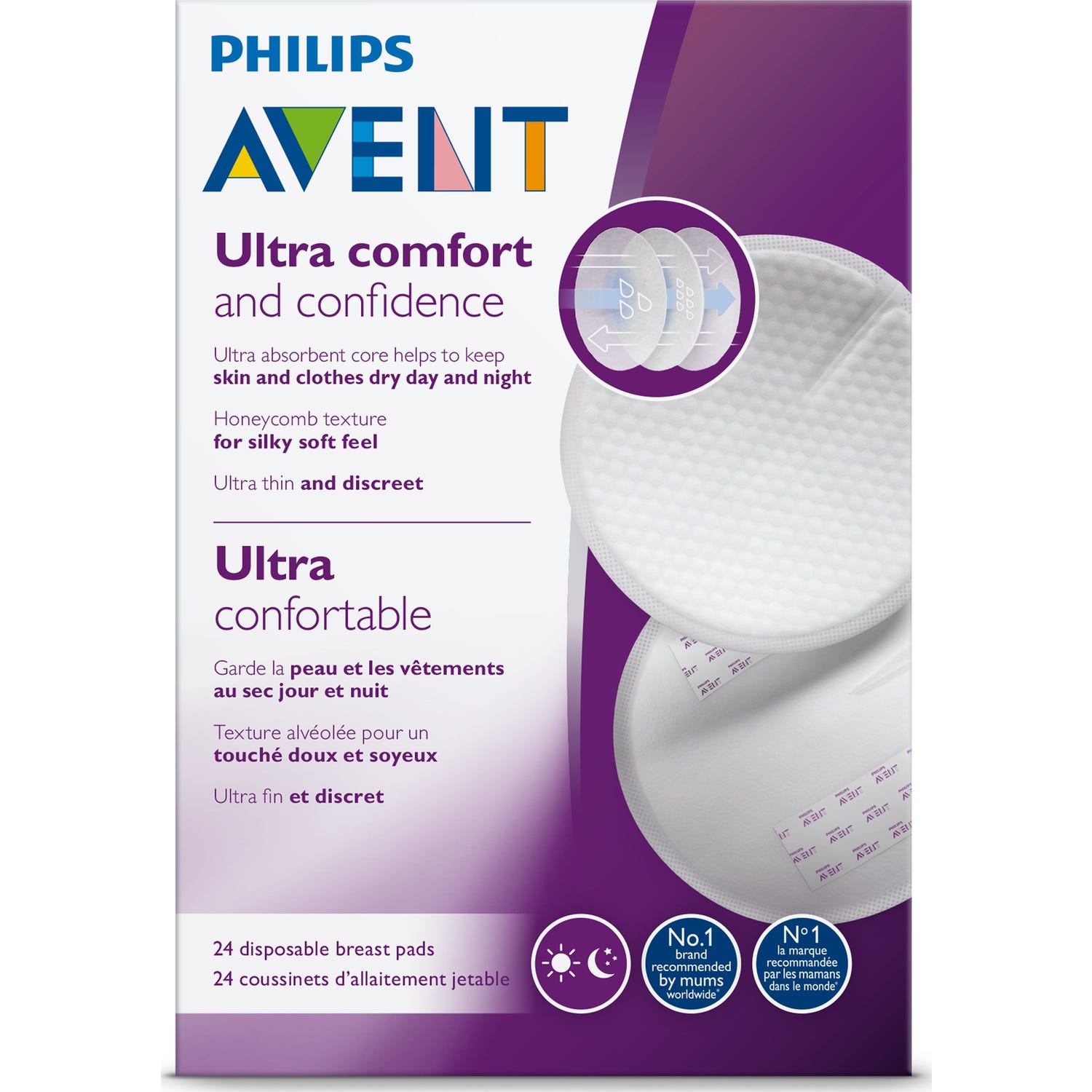 Avent Discos de Lactancia Desechables 24uds