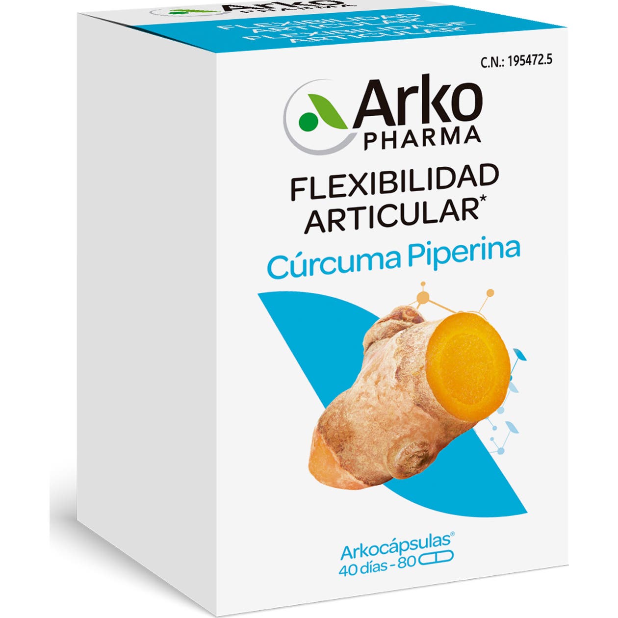 Arkopharma Arkocápsulas Cúrcuma Piperina 80caps