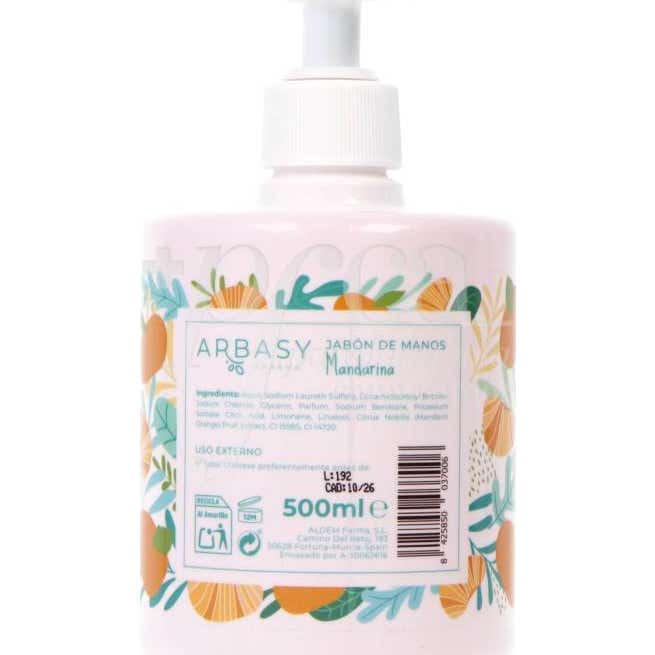 Arbasy Jabón de Manos Mandarina 500ml