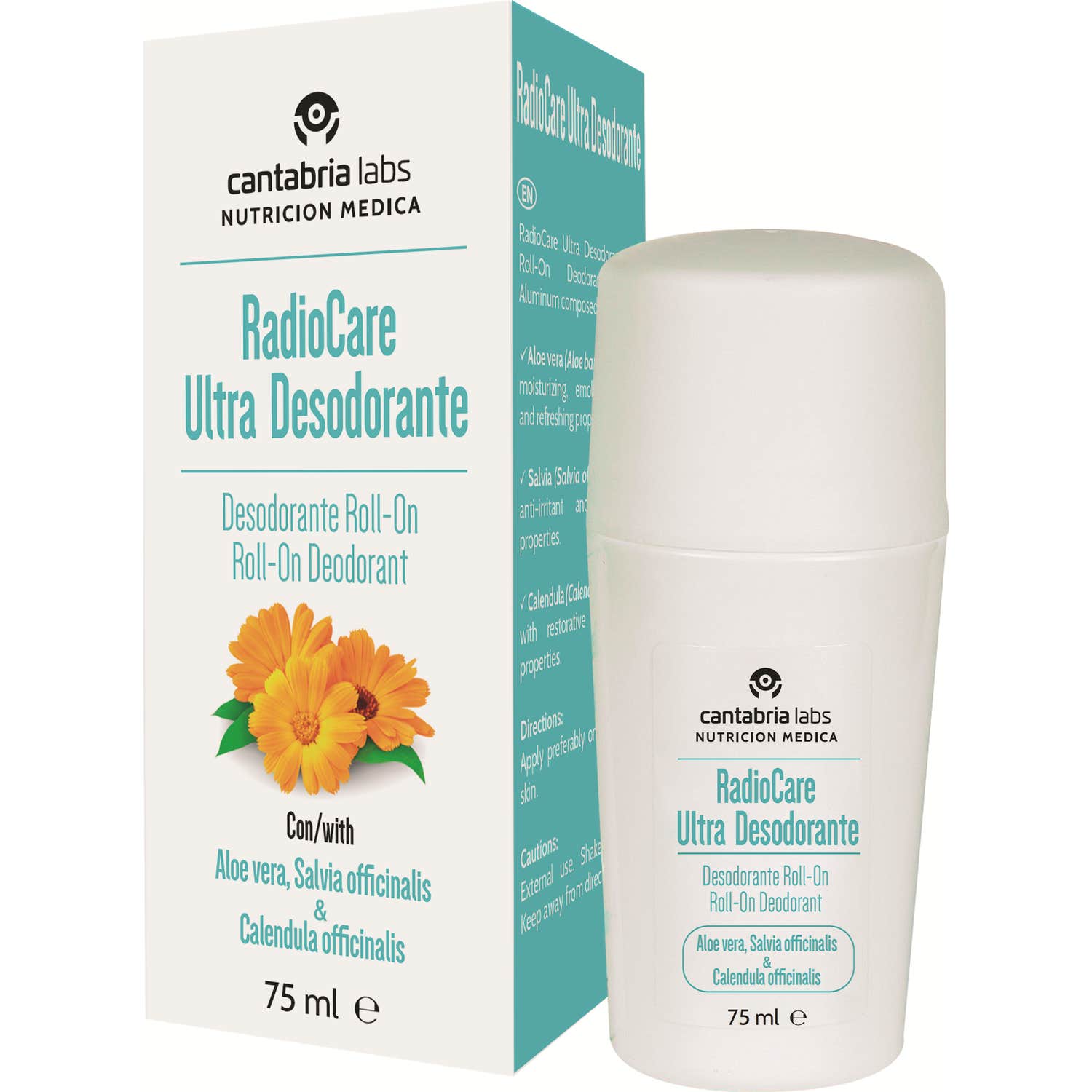 Cantabria Labs Nutrición Médica RadioCare Ultra Desodorante Roll-On 75ml