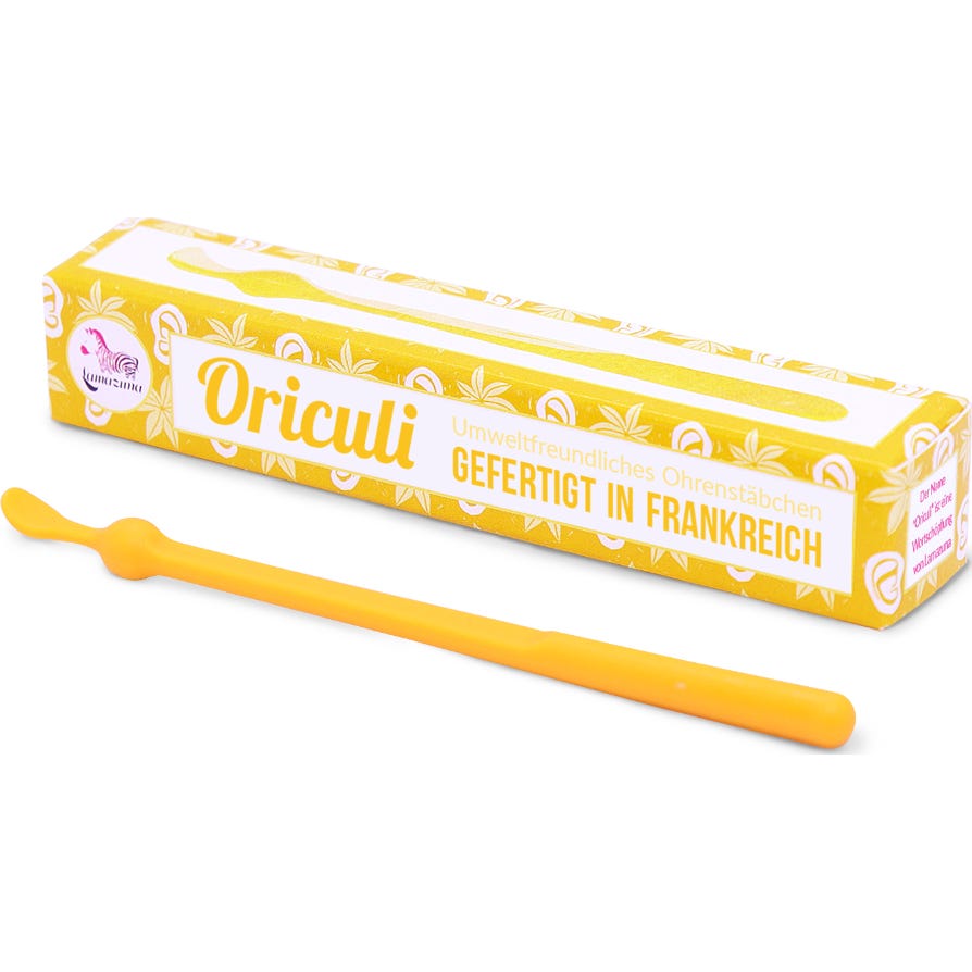 Lamazuna Bastoncillo Reutilizable Oriculi Amarillo Bioplástico