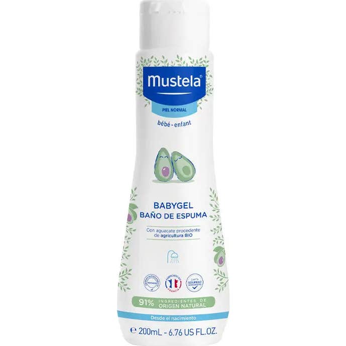 Mustela Babygel Baño de Espuma con Aguacate BIO 200 ml