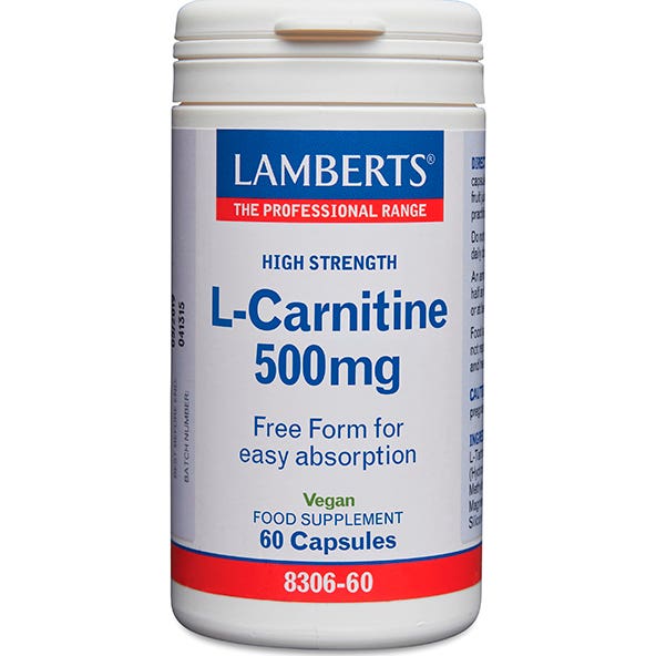 Lamberts L-Carnitine 500 mg 60 caps