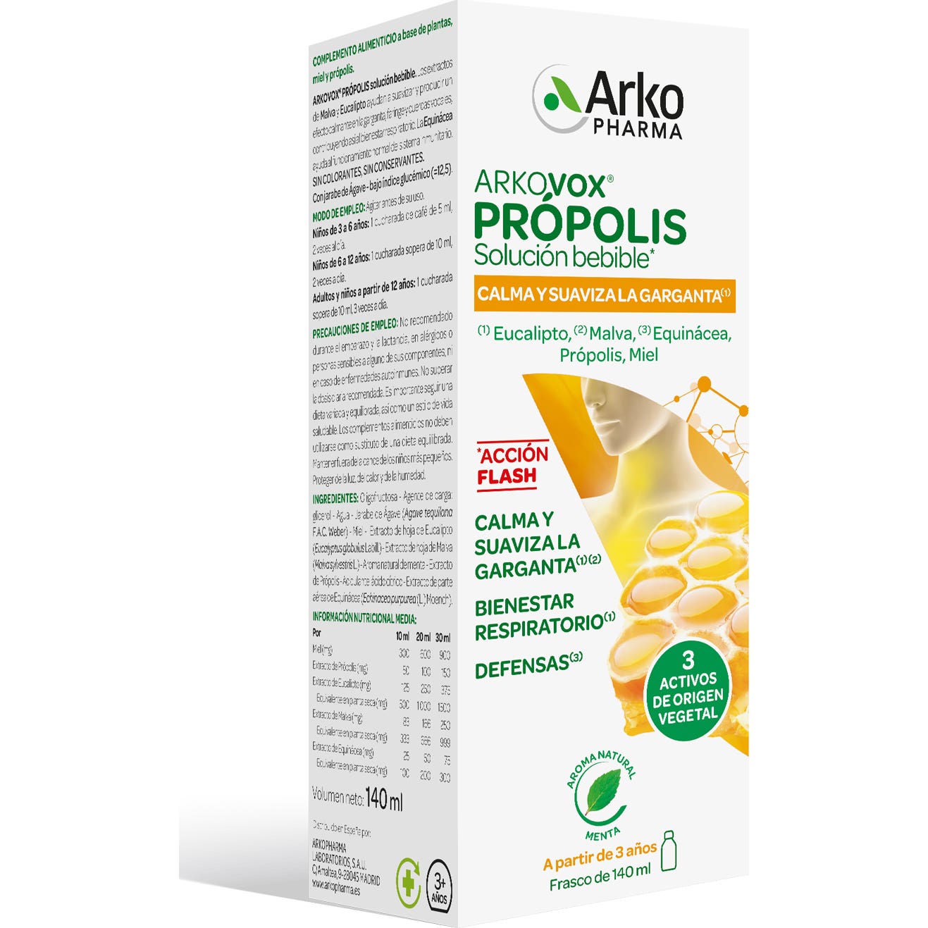 Arkopharma Arkovox Própolis Solución Bebible 140ml