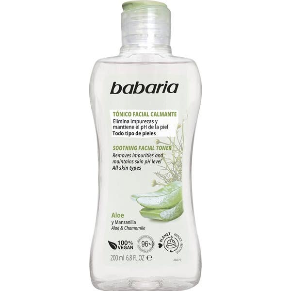 Babaria Tónico Facial Aloe Vera Piel Grasa Mixta y Normal 200ml