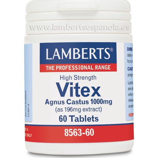 Lamberts Vitex Agnus Castus 1000mg 60 tabletas
