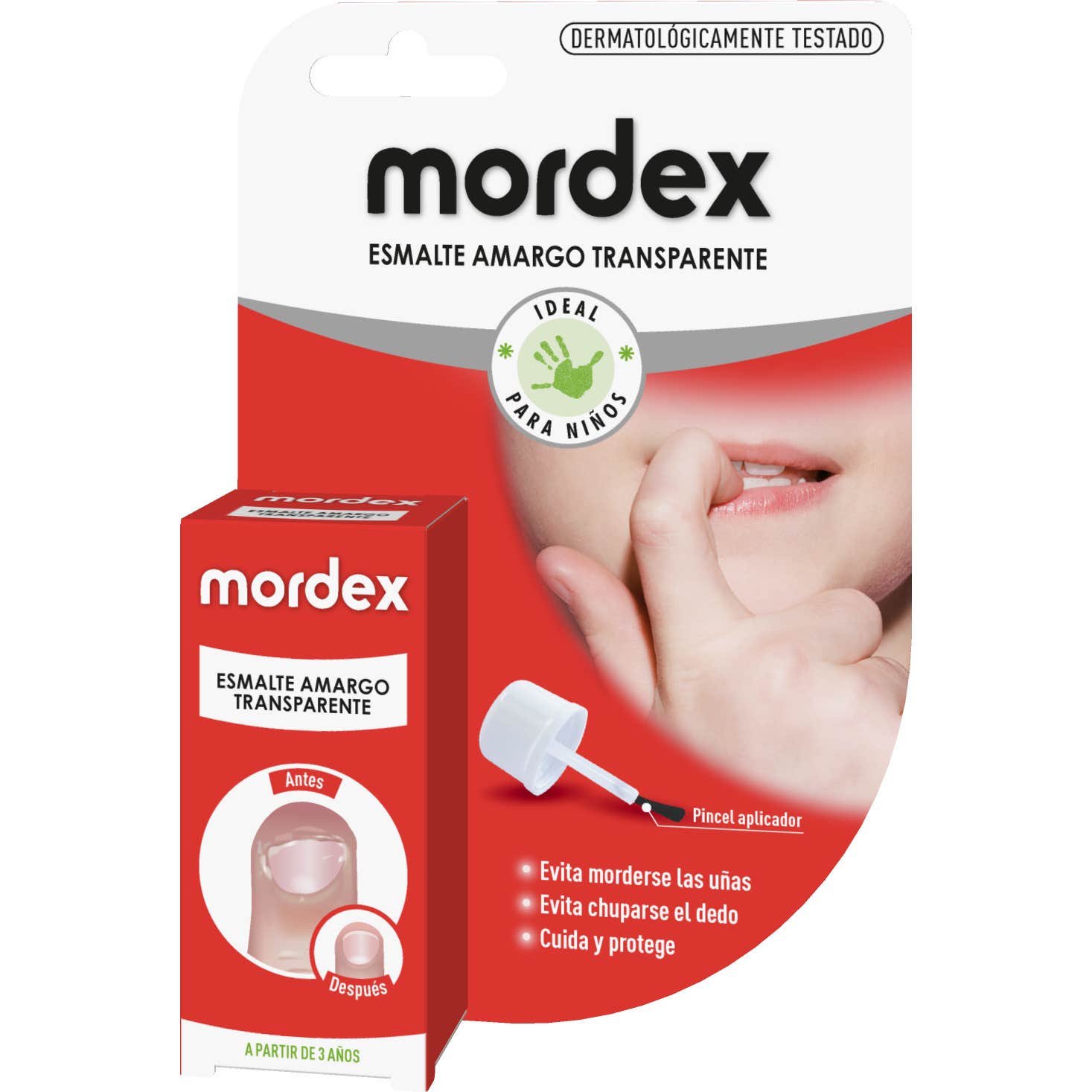 Mordex Esmalte Amargo Transparente 9ml