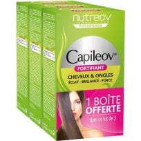 Nutreov Capileov Fortificante Capileov 30 cápsulas set de 3