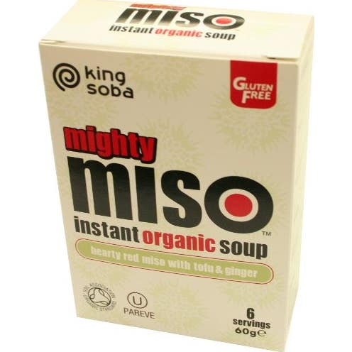 King Soba Sopa de Miso Con 1Tofu y Jengibre 6x10 g