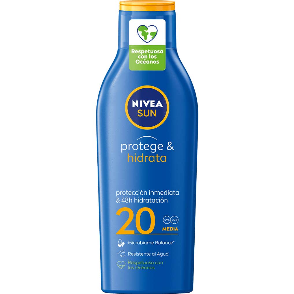 Nivea Sun Protege & Hidrata Leche SPF20 200ml