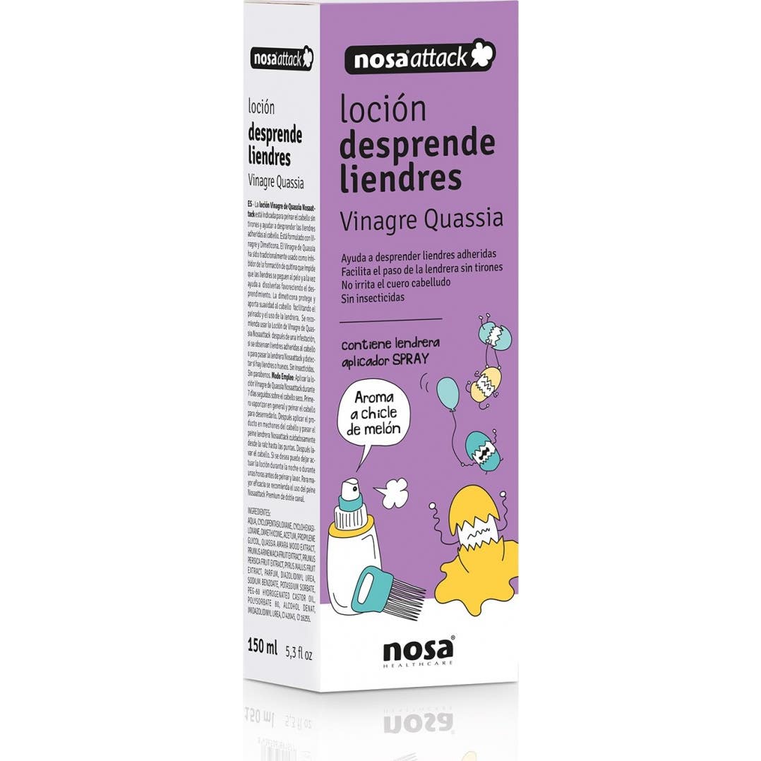 Nosattack Loción Desprende Liendres Vinagre de Quassia 150ml