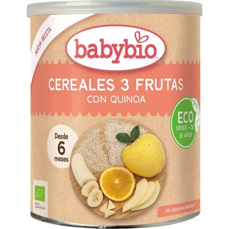 Babybio Cereales 3 Frutas con Quinoa 220 g