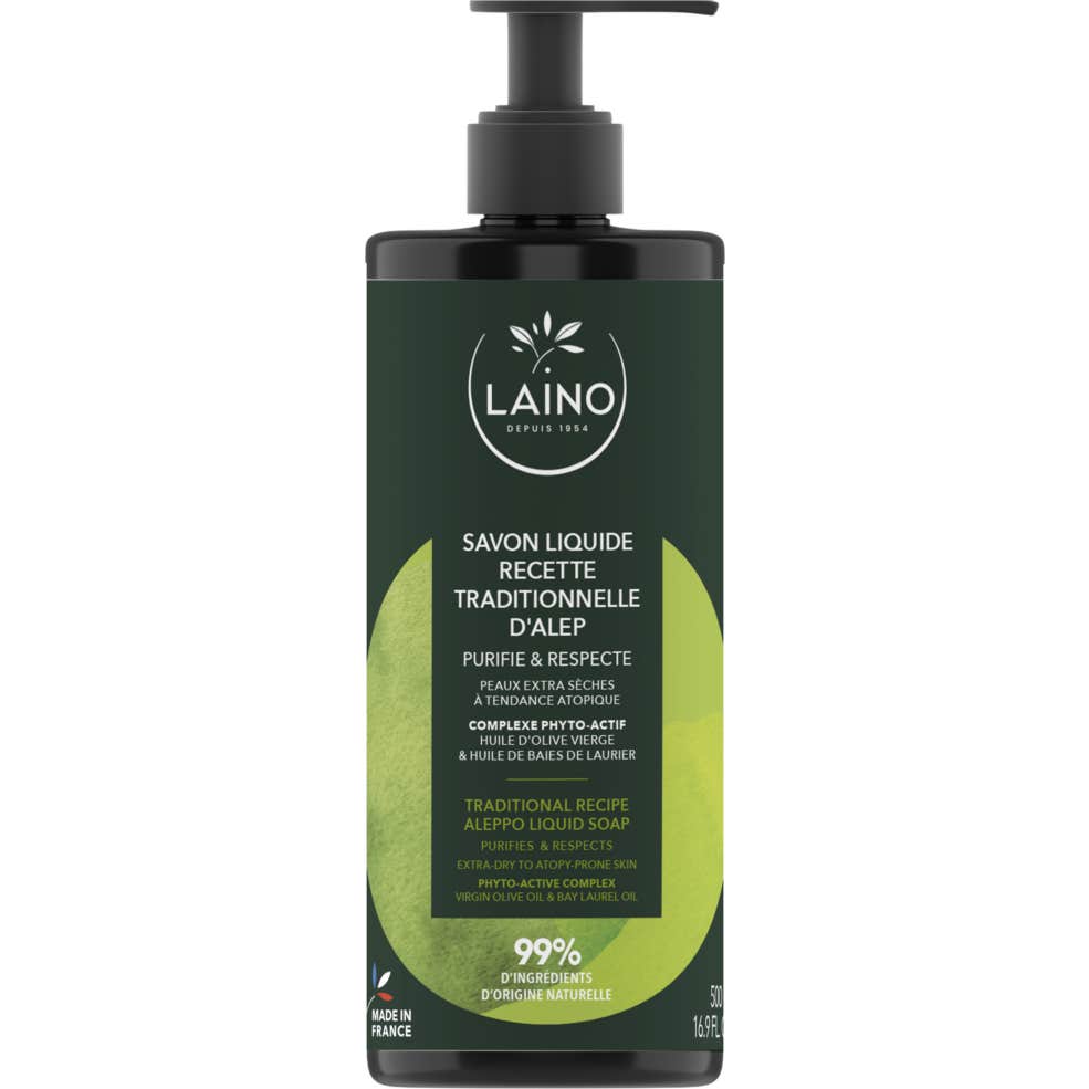 Jabón líquido de Alepo Laino 500ml