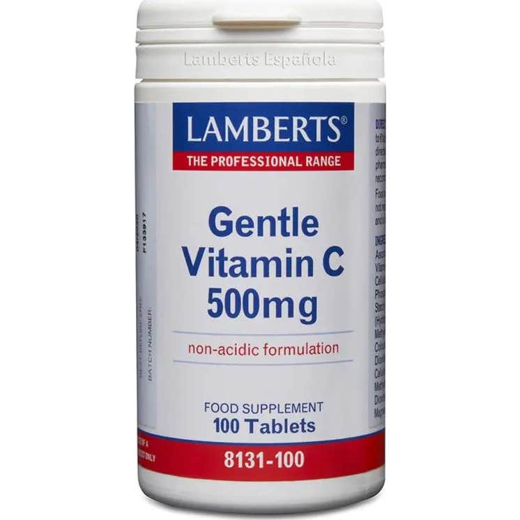Lamberts Gentle Vitamina C 500 mg 100 comp