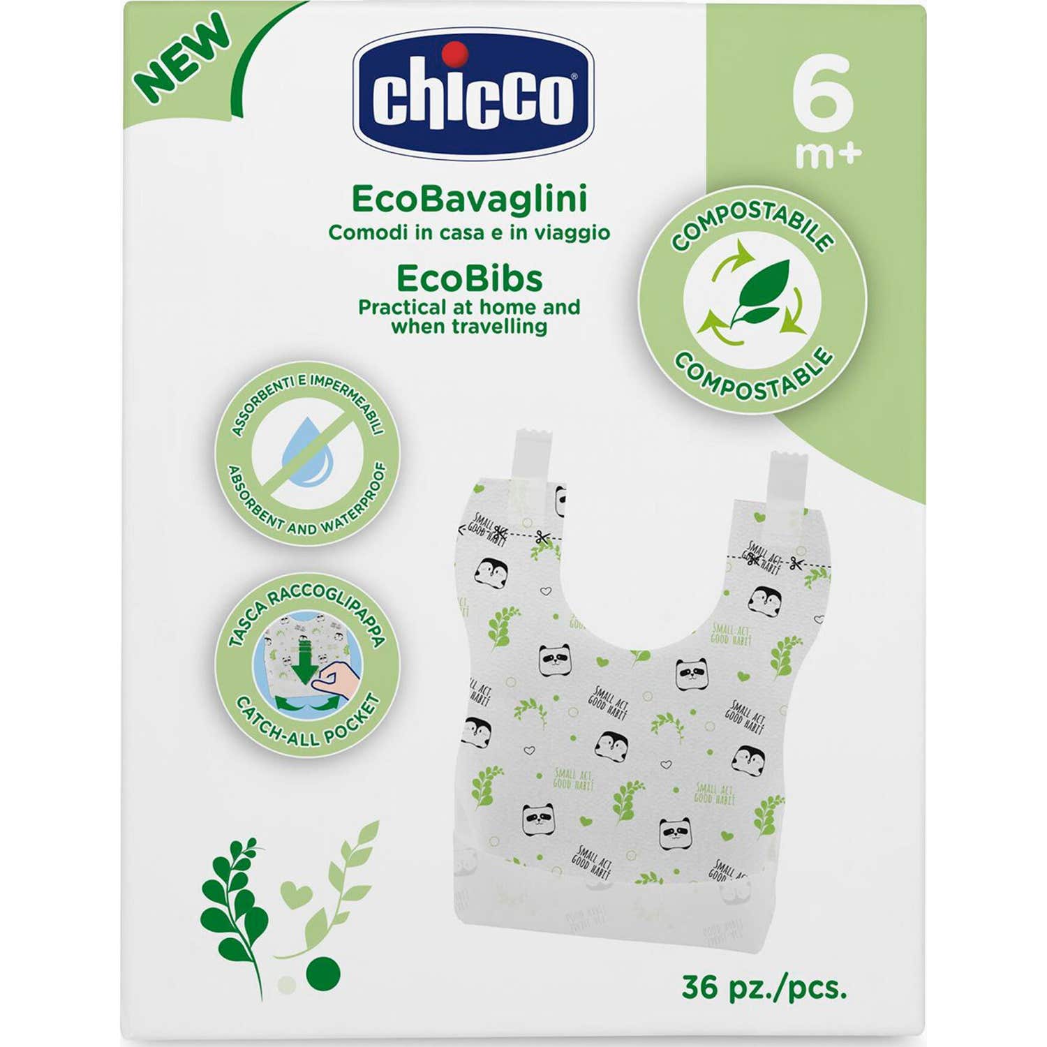 Chicco Baberos Biodegradables Monouso 36 uds