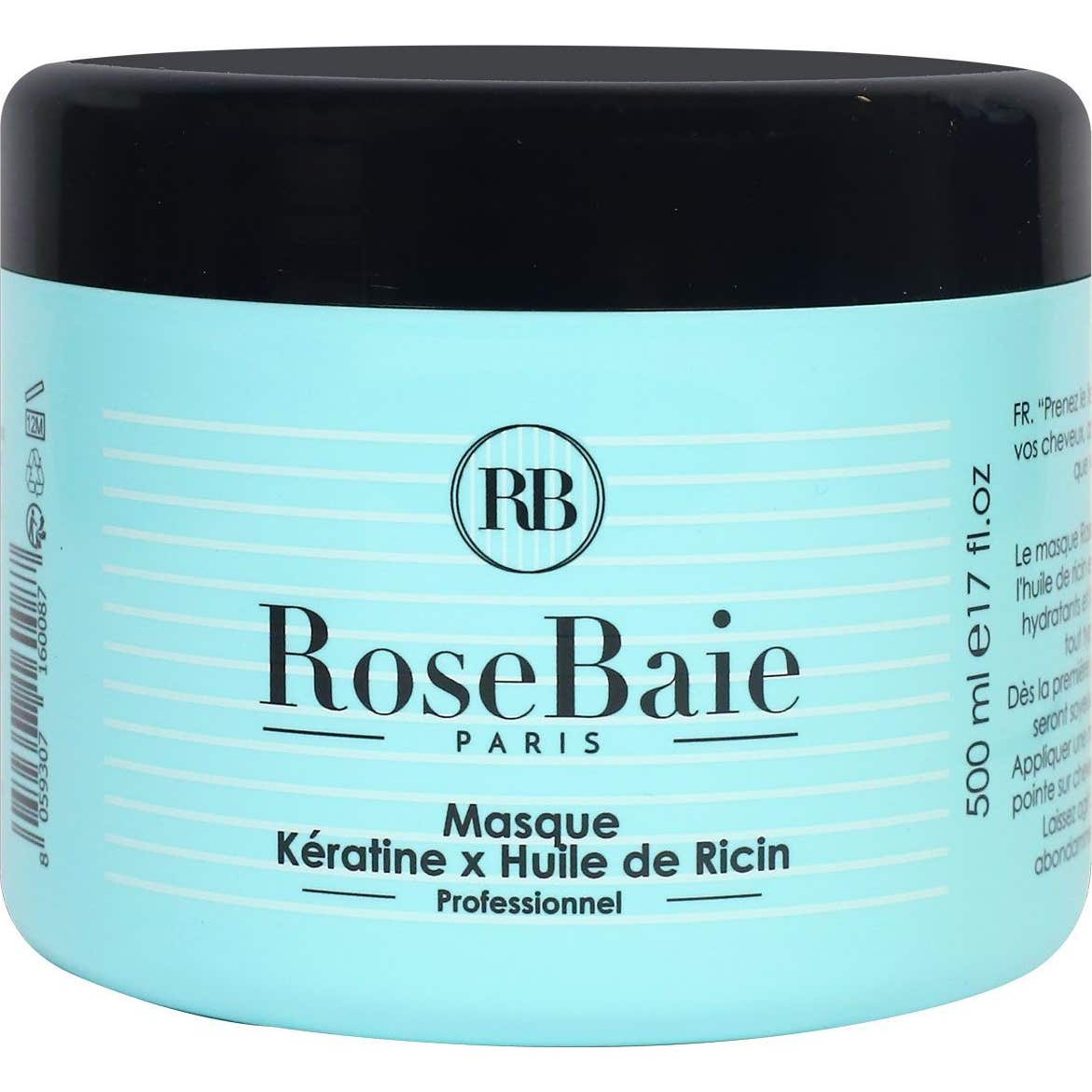 RoseBaie Mascarilla de Queratina y Ricino 500ml