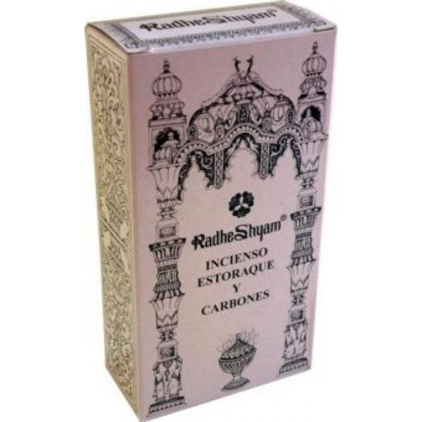 Radhe Shyam Incienso Alcanfor Y Carbones 100 g