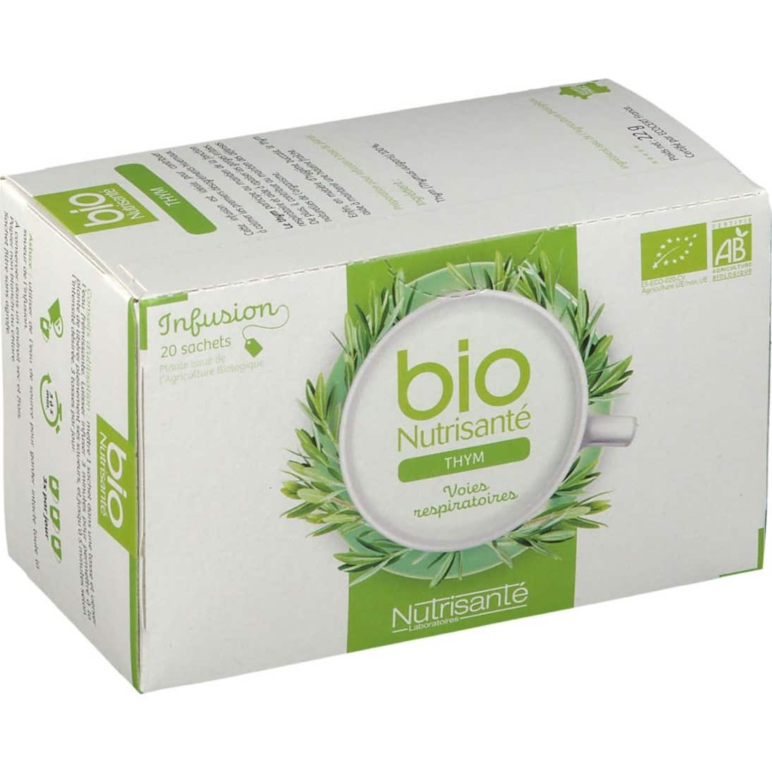 Infusión de Tomillo Orgánico Nutritivo 20 sobres