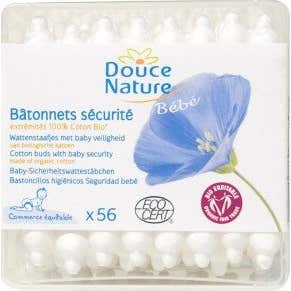 Douce Nature Bastoncillos Bebé 56 uds