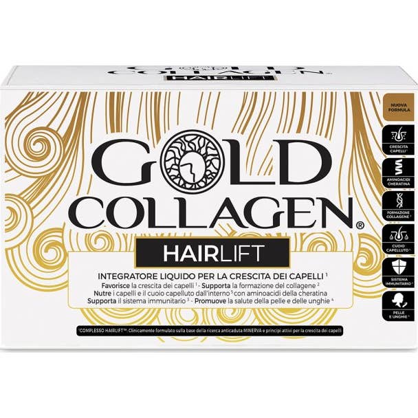 Gold Collagen Hairlift 10 Ampollas