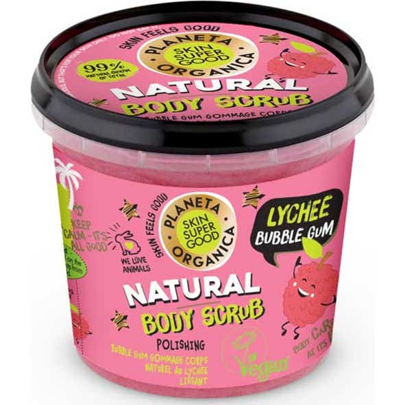 Planeta Orgánica Body Scrub Lychee Bubble Gum 360 ml