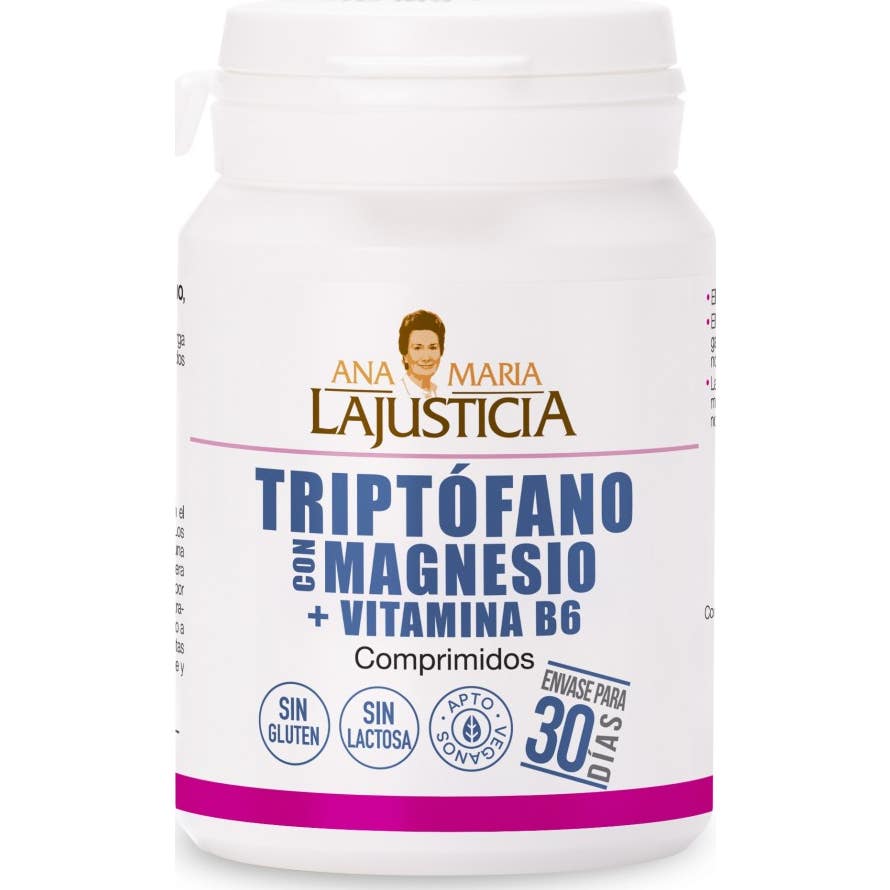 Ana Maria LaJusticia Triptófano con Magnesio + Vitamina B6 60comp