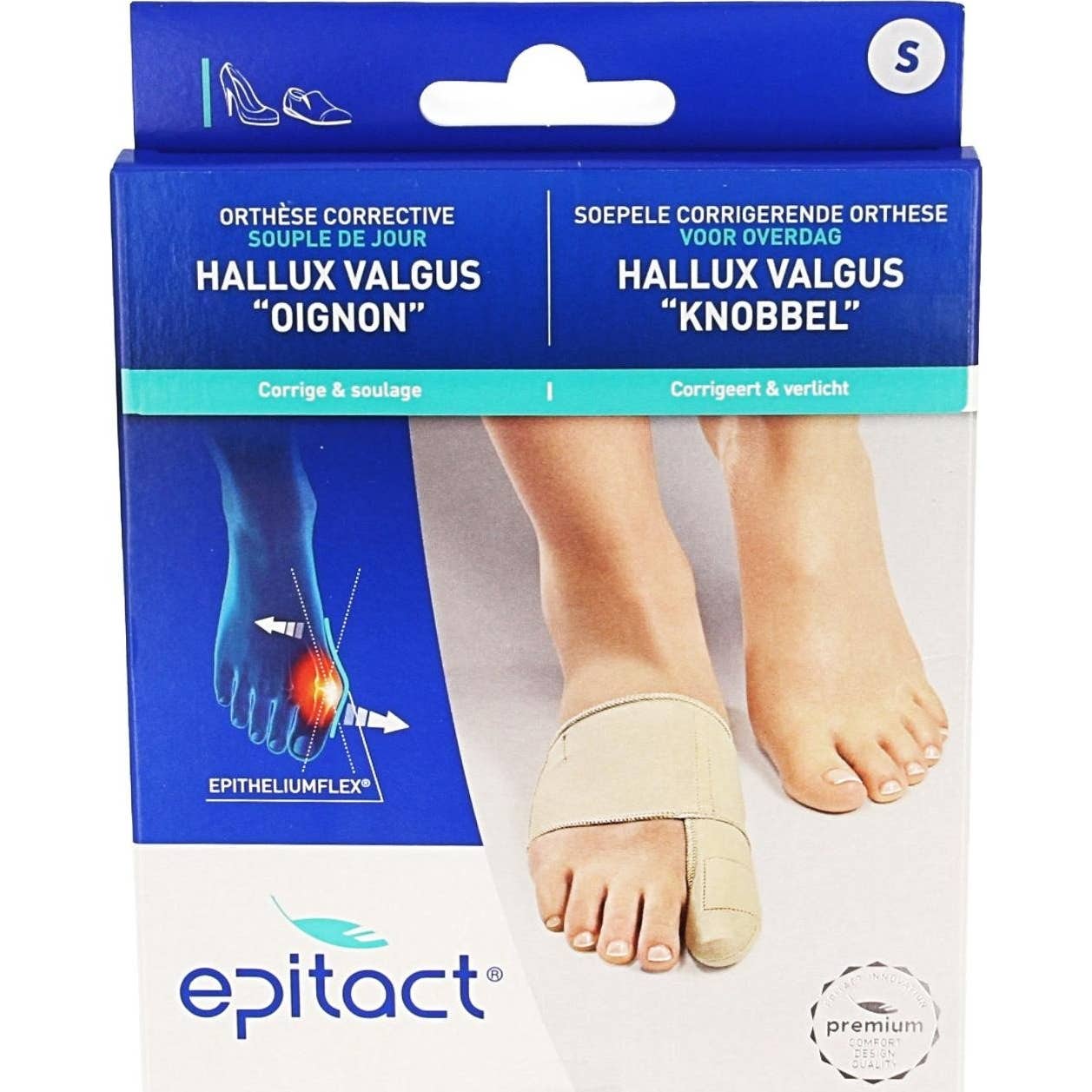 Epitact Órtesis Hallux Valgus Día Talla S 1ud