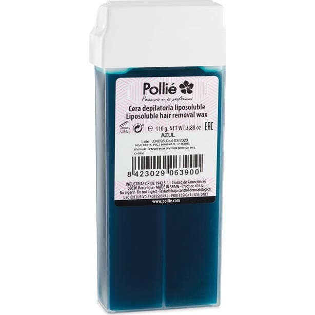 Eurostil Pollié Roll On Recambio Cera Caliente Azul 110 g